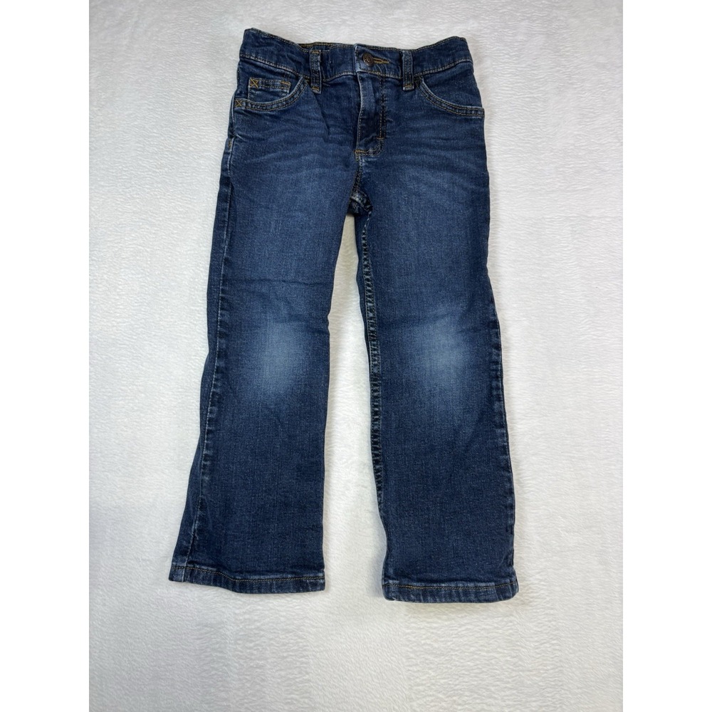 Wrangler Jeans 105WNLWDG Classic Boot Cut Boys Size 5 Regular Adjustable Waist